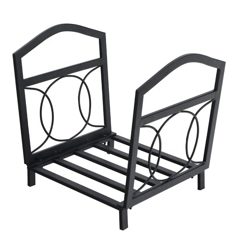 Firewood Log Rack Indoor/Outdoor Steel Wood Storage Log Rack Wood Holder