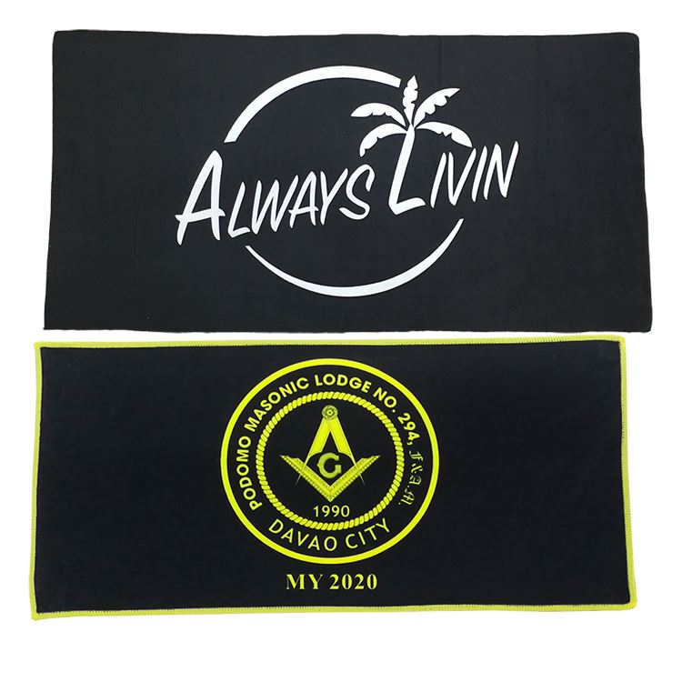 Custom Printed your design towels beach with logo digital printing
