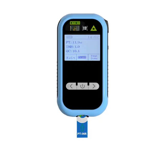 Blood Coagulation Analyzer ElectroMeter for Professional Point of Care Patient Self-Testing Portable Coagulometer