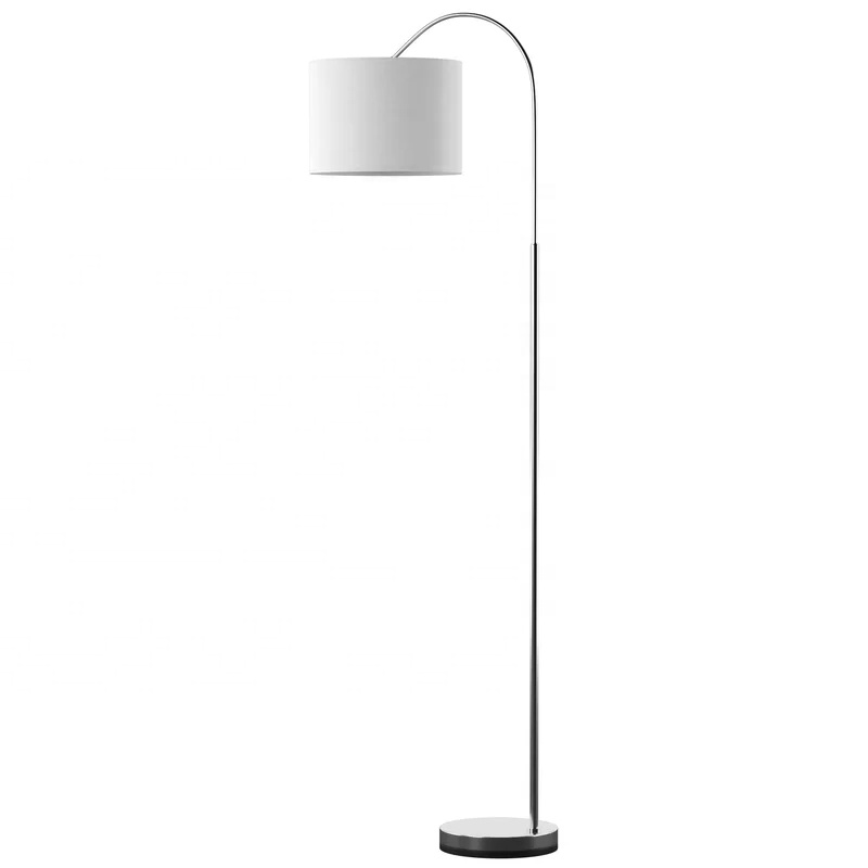 High Quality Custom Hotel Bedroom Nordic Standing Modern Designer 65" Arched Floor Lamp For Living Room
