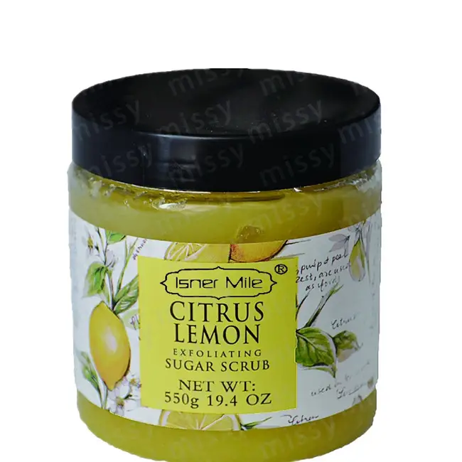[MISSY] OEM / ODM Private label Citrus Lemon Exfoliating Sugar Scrub