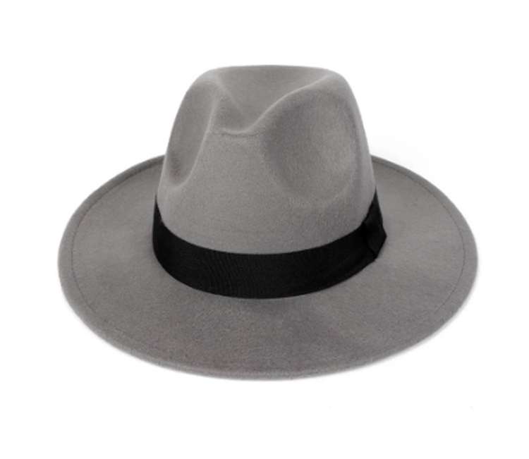 High quality wholesale men classic fedora hat lemmy orange wool felt cowboy hat