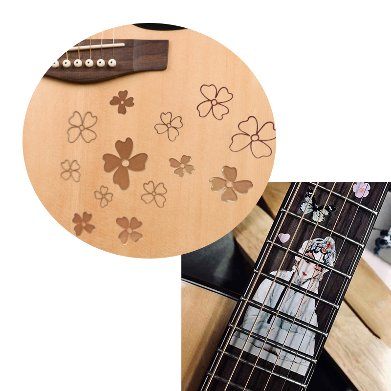 Guangdong Factory Wholesale Water Transfer Decal 50*70cm Resistance to Friction Water Sticker Printing for Musical Instrument