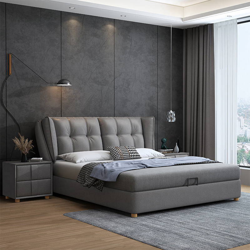 Hotel Apartment Design House Bedroom Furniture Modern Bedroom Set King Size Modern Design Luxury Double Beds