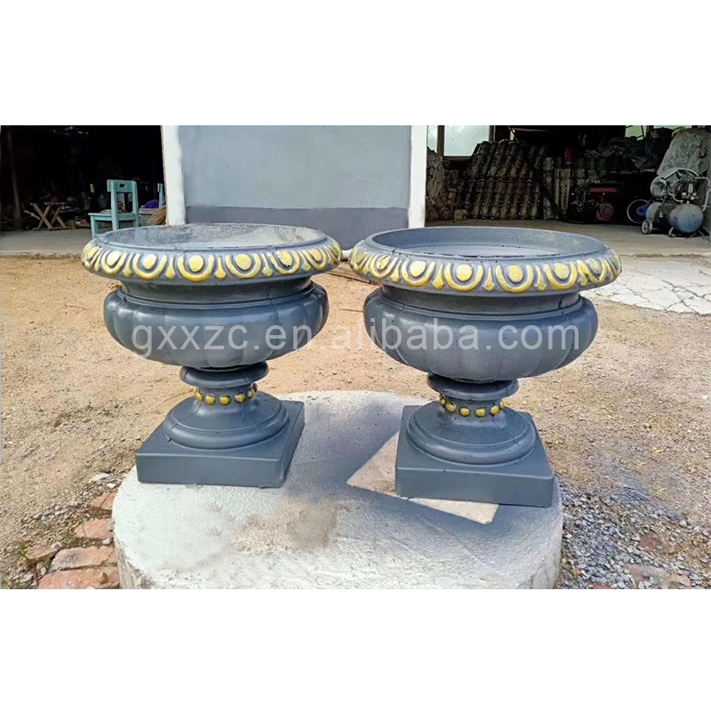 European plastic flower pot mould for garden decoration