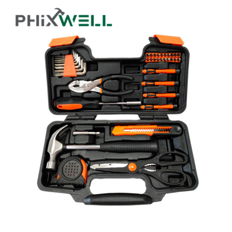 Hot 39 Pieces Of Universal Household Tool Kits For House Home Maintenance Hand-held Full Set Of Hand Tools