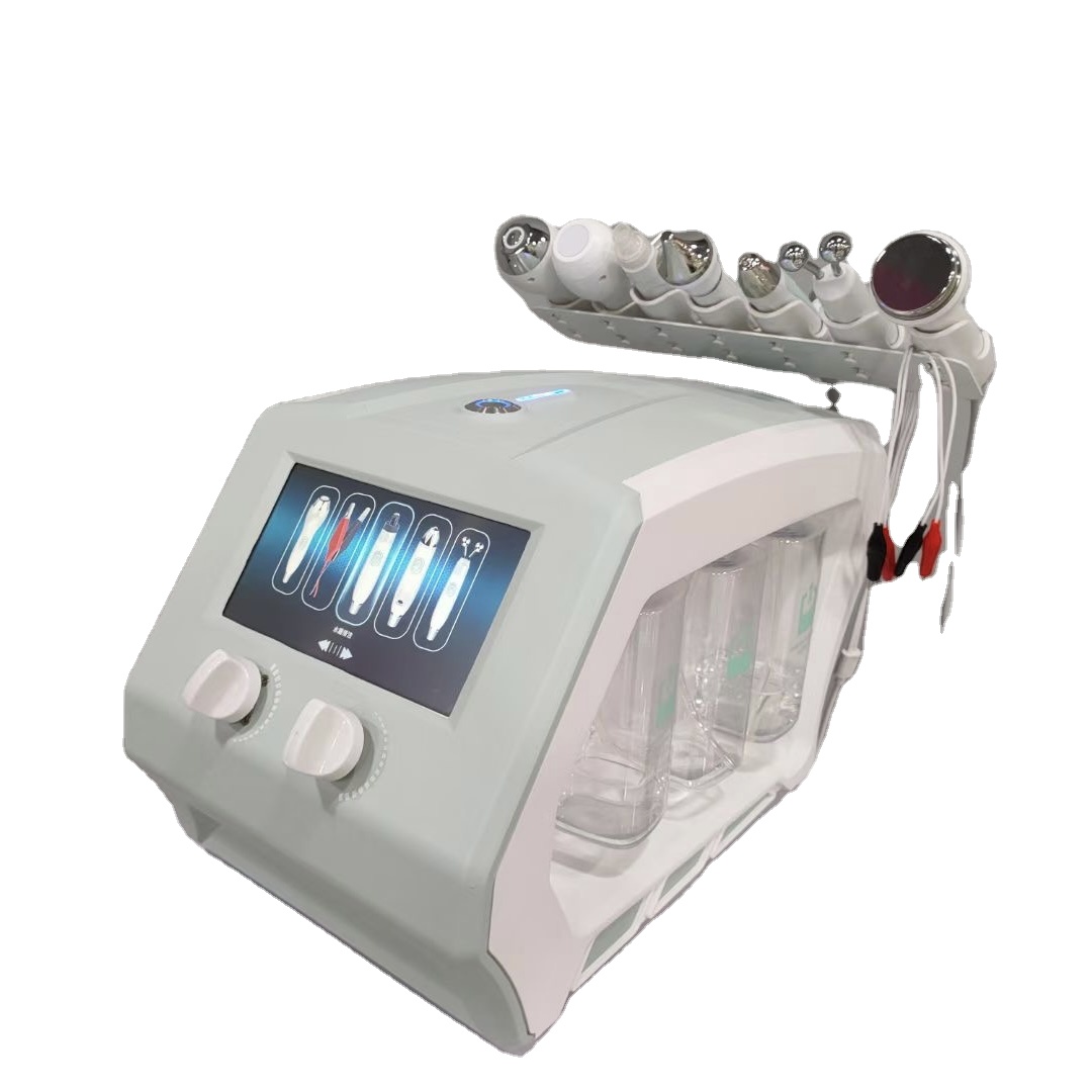 8 in 1 Facial Beauty Machine 8 in 1 Beauty Multi-functional Hydra Dermabrassion H2O2 Facial Machine