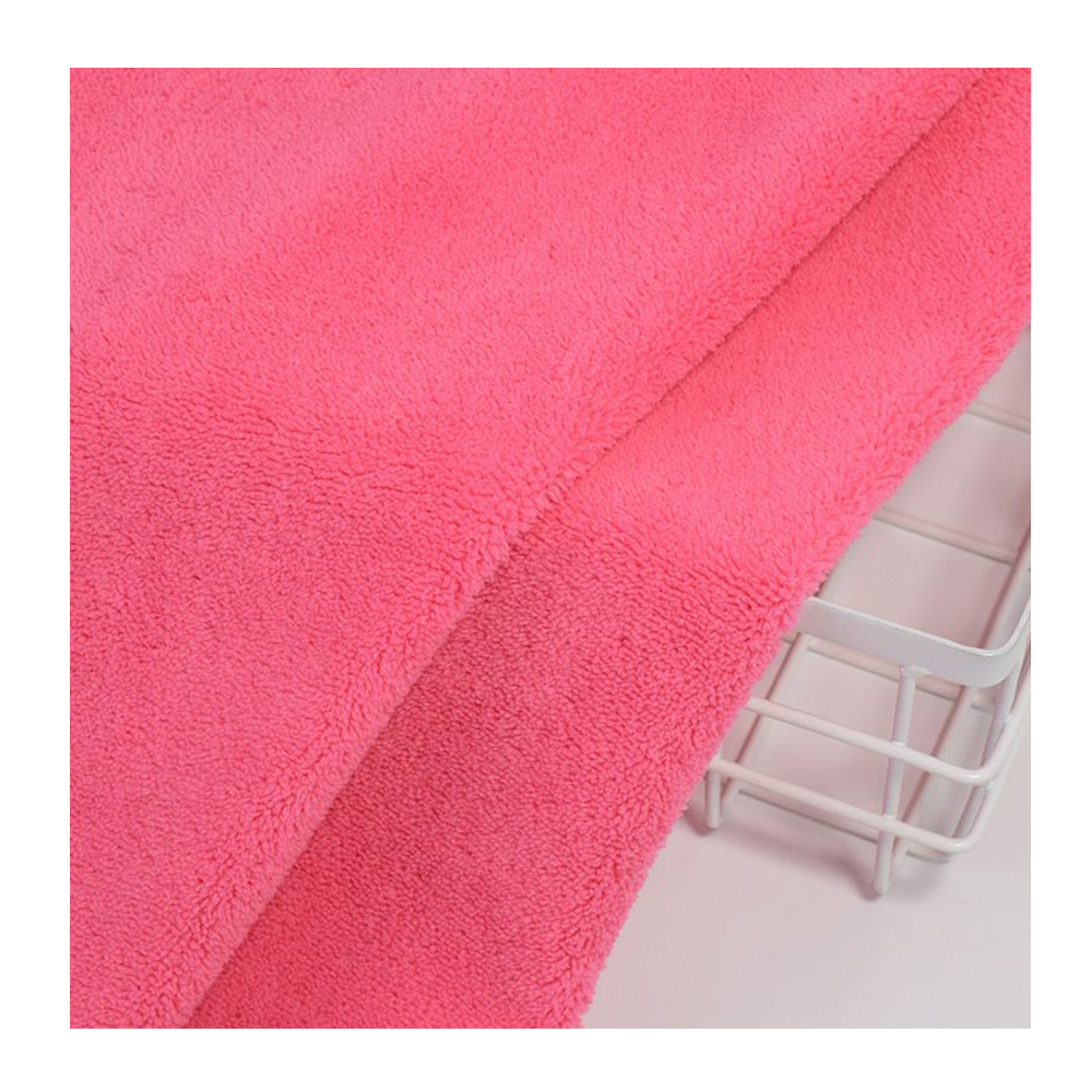 Popular Sale High Quality Plush Toy Pajamas Fleece Fabric Plain Dyed 100% Polyester Microfiber Coral Fleece Fabric In Roll