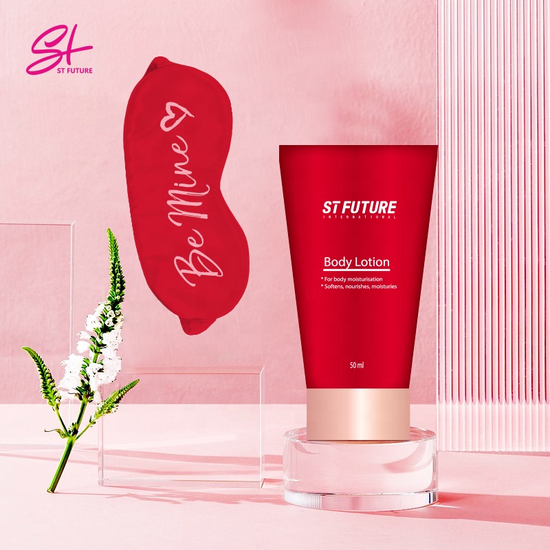 St Future Gorgeous Design Gift Set With Fluffy Hot Water Bottle/Eye Mask/ 50ml Body Lotion For Spa