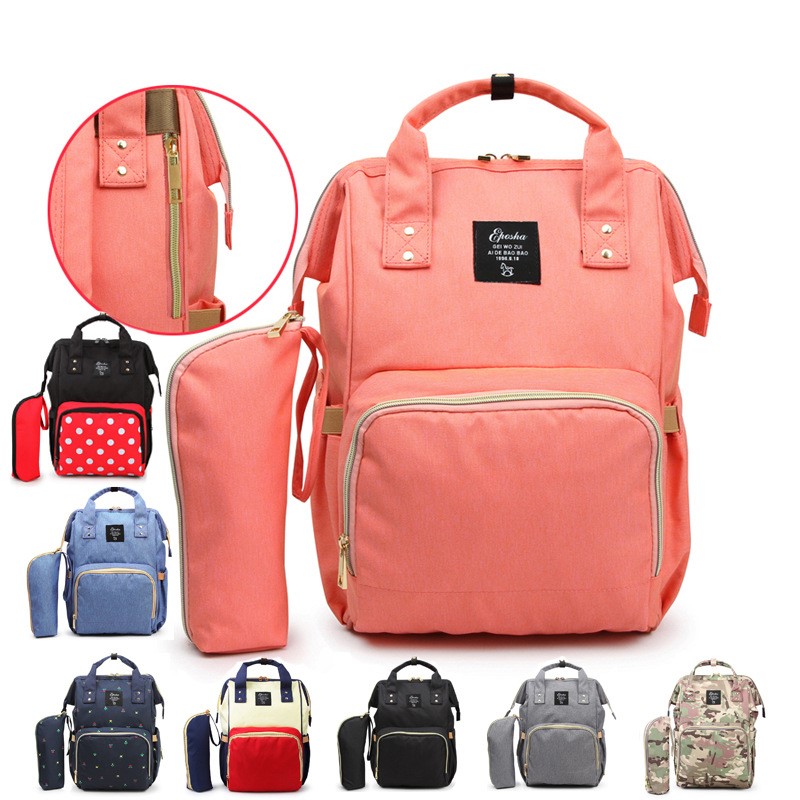 Factory Price Waterproof Travel Backpack Mommy Bag Mommy Nappy Diaper Bag With Bed Large Capacity Foldable Mother And Baby Bag