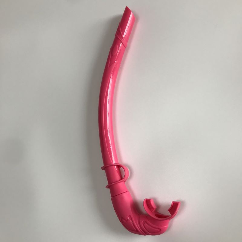 Colorful Silicone Mouthpiece Safety Liquid Silicone Underwater Swimming Training Snorkel Folding Diving Snorkel