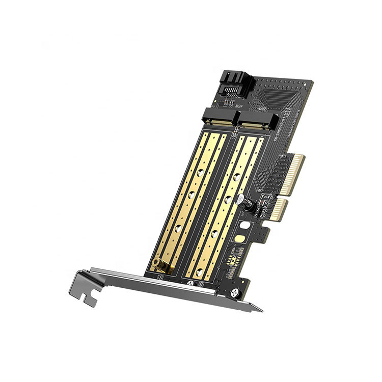 Оптовый продавец, двухканальная плата расширения PCIE в M. 2 NVME NGFF конвертер карты SSD жесткий диск для настольного ПК