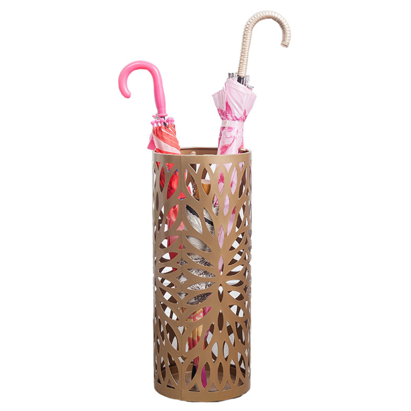 Hot Selling Home Hotel Storage Rain Gear Metal Decorative Indoor Square and Round Umbrella Stand Storage Rack Holder