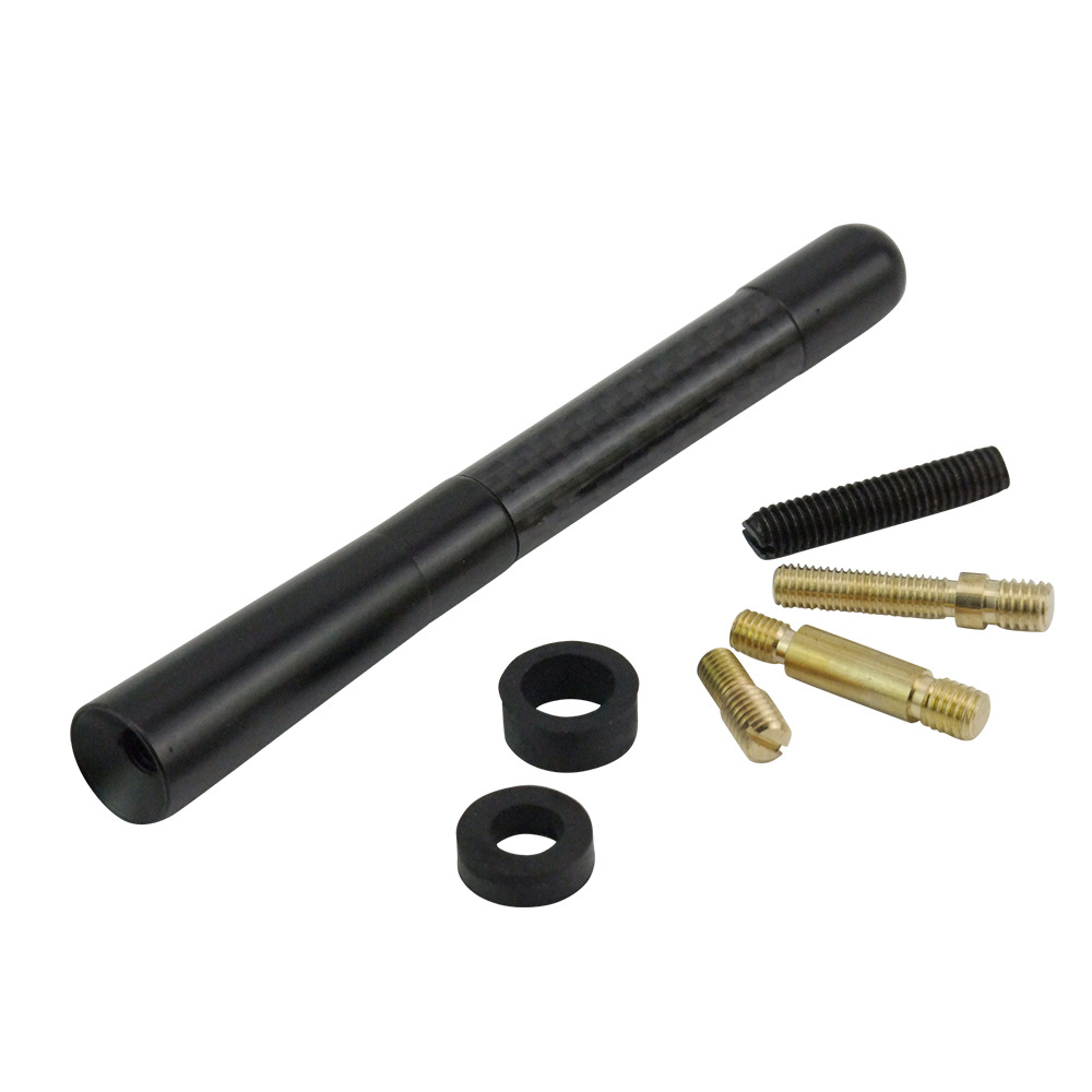 AOSU Car 4.7 Inch Carbon Fiber Style Decor Aerial Antenna For MITSUBISHI COLT MIRAGE FTO MAGNA LANCER RALLIART