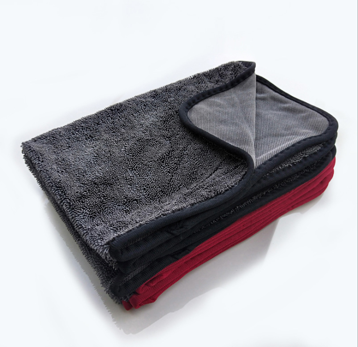 Twisted braids wash towels microfiber double sided car towel water absorbent automotive cleaning and beauty products