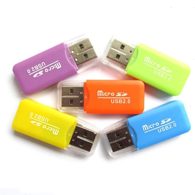 Хит продаж 4 в 1 Многофункциональный USB 2,0 устройство для чтения карт памяти мини-высокоскоростной кард-ридер Adapte для M2 SD DV TF карты