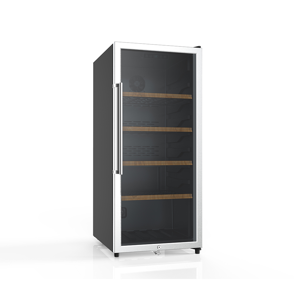 Factory Direct Price 102 Bottles Sing Zone Customized Shelf Coolers Wine