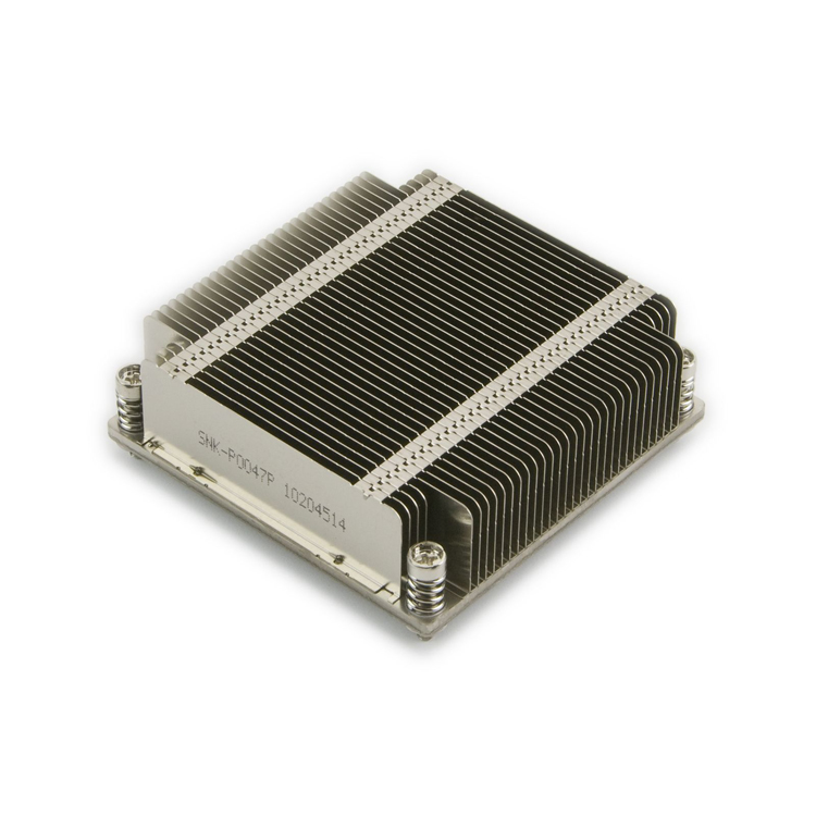 Efficient heat Desktop PC cooling system CPU Cooler LGA 2011 1155 1U passive square heatsink 165W 90*90*31.6MM