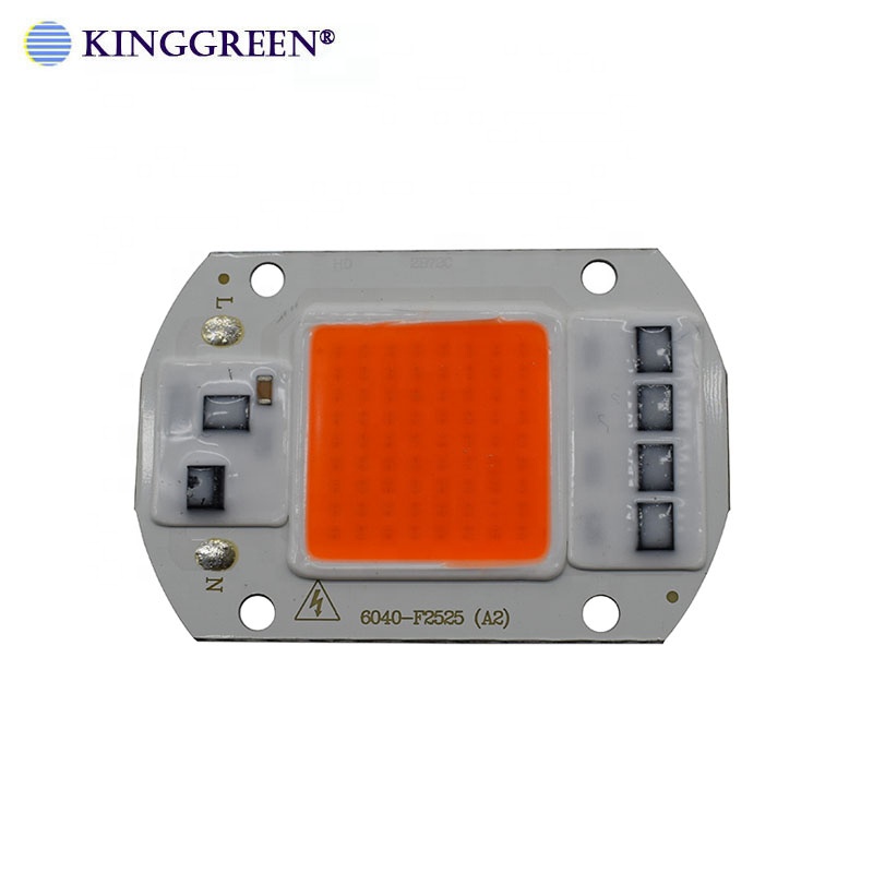 Профессиональный led Производитель AC110V/220V 50W 380-840nm полный спектр интегрированный COB свет излучатель диод