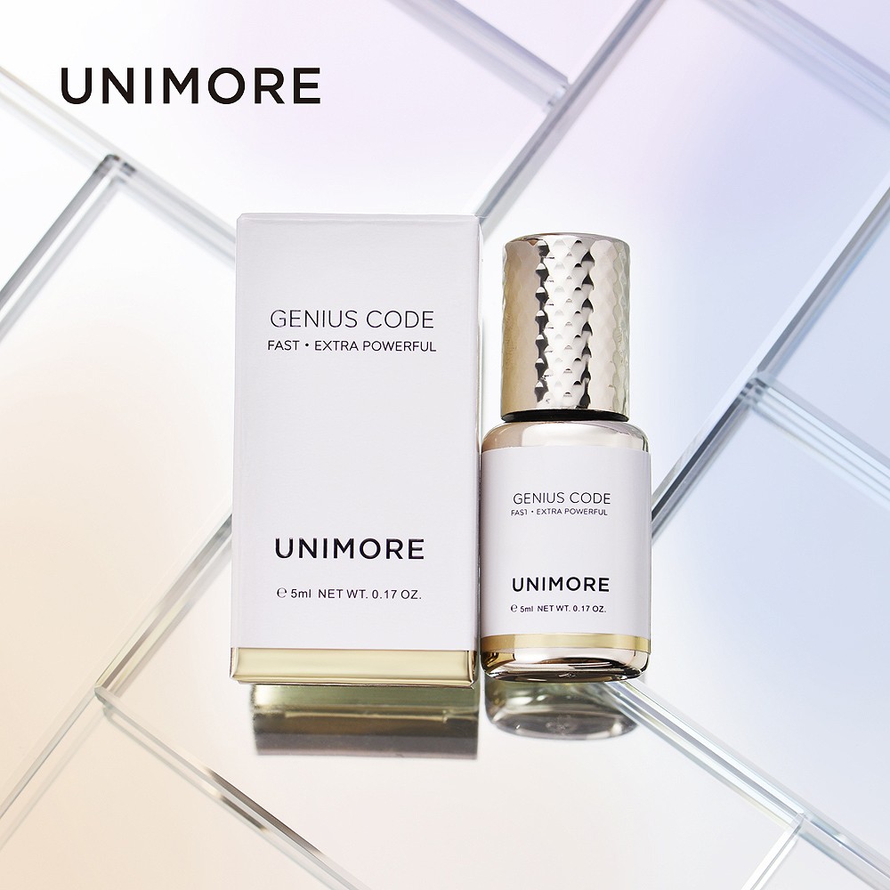 Unimore Корея, медицинский класс, маслостойкий, оптовая продажа, без латекса, водонепроницаемый, под заказ, частная марка, клей для наращивания ресниц