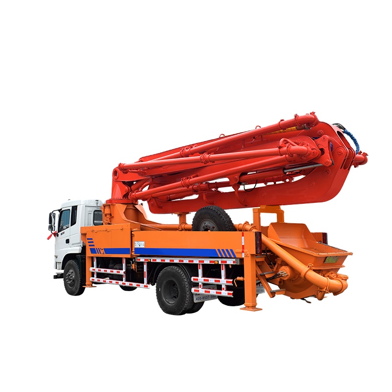 Engineering used small boom concrete pump truck with Dongfeng chassis