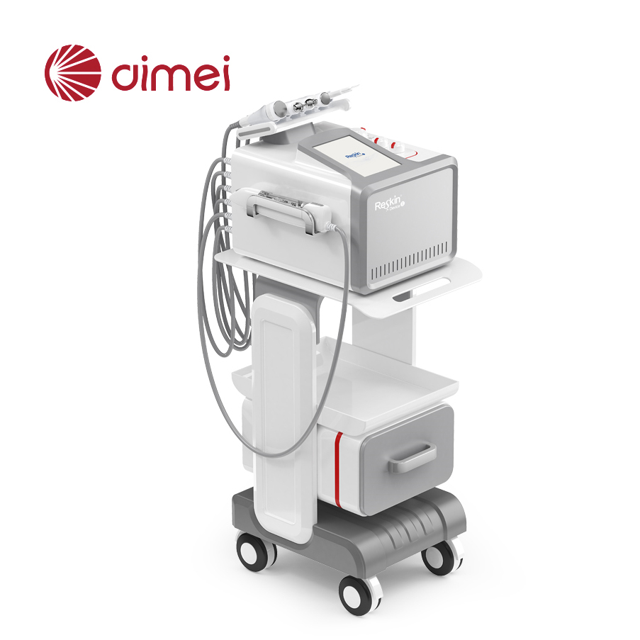 DIMEI Профессиональный Многофункциональный рескин для лица алмазный аппарат для хрустальной микродермабразии кожи салон красоты rf microneedling машина