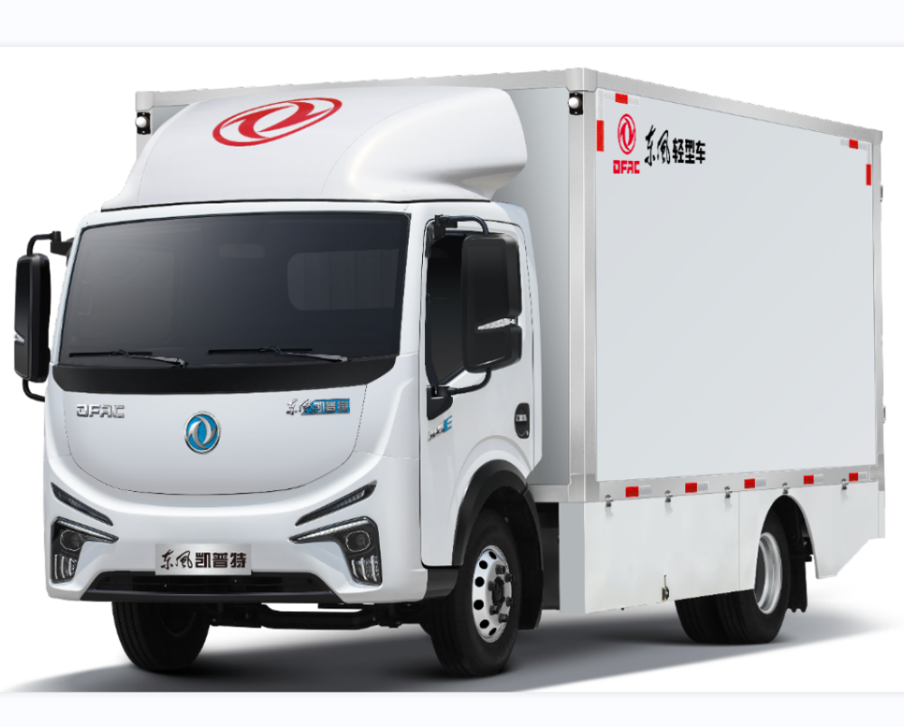 Новые дизельные легкие грузовики Dongfeng vehiculo electrico, Экономичный Электрический фургон