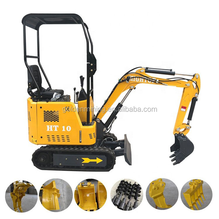 CE дешевые 1 тонны мини-экскаватор микро мини-экскаватор pelle digger бензиновый двигатель с ковшом
