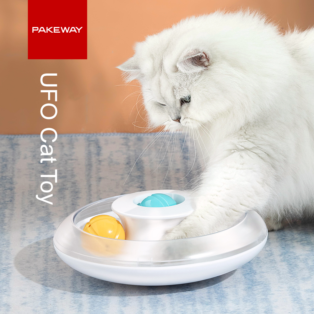 PAKEWAY Hot Sale Plastic Eco-friendly Cat Toy Cat Toy Ball Pet Toys For Cat Kitten Playing