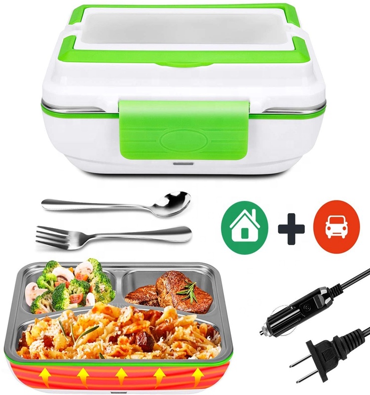 Новый дизайн 304 герметичный контейнер Tiffin Bento из нержавеющей стали, подогреватель для хранения пищи, Ланч-бокс с электрическим подогревом для детей