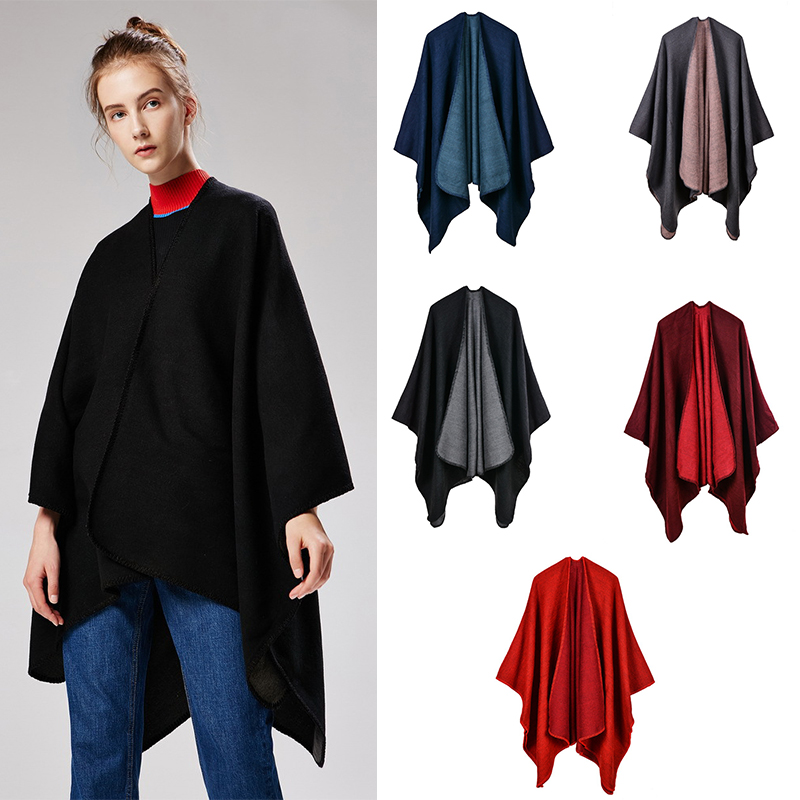 2021 Pro-win Wholesale&Sell High quality European casual ladies winter&autumn scarf solid color knitted shawl