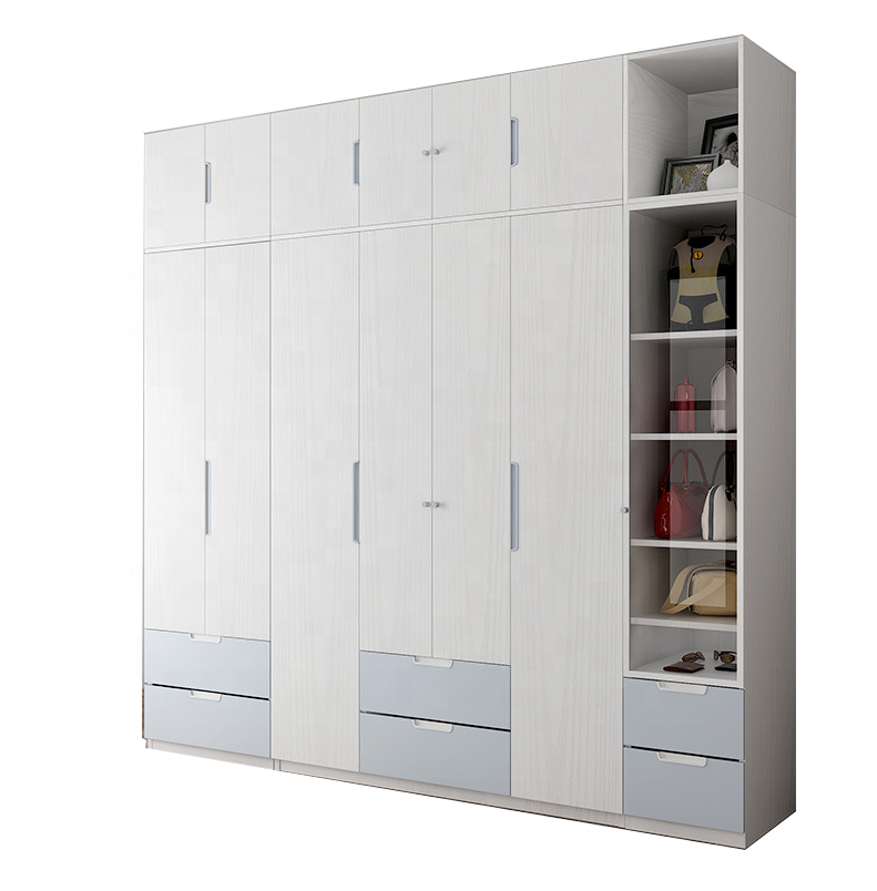 Новый дизайн mdf Armoire деревянный ламинат для спальни комбинированный шкаф наборы