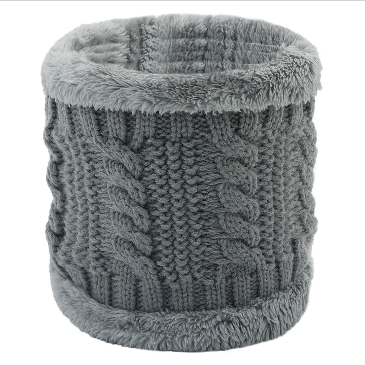 high quality Custom warm soft winter short scarf Promotional Fleece Neck Scarf