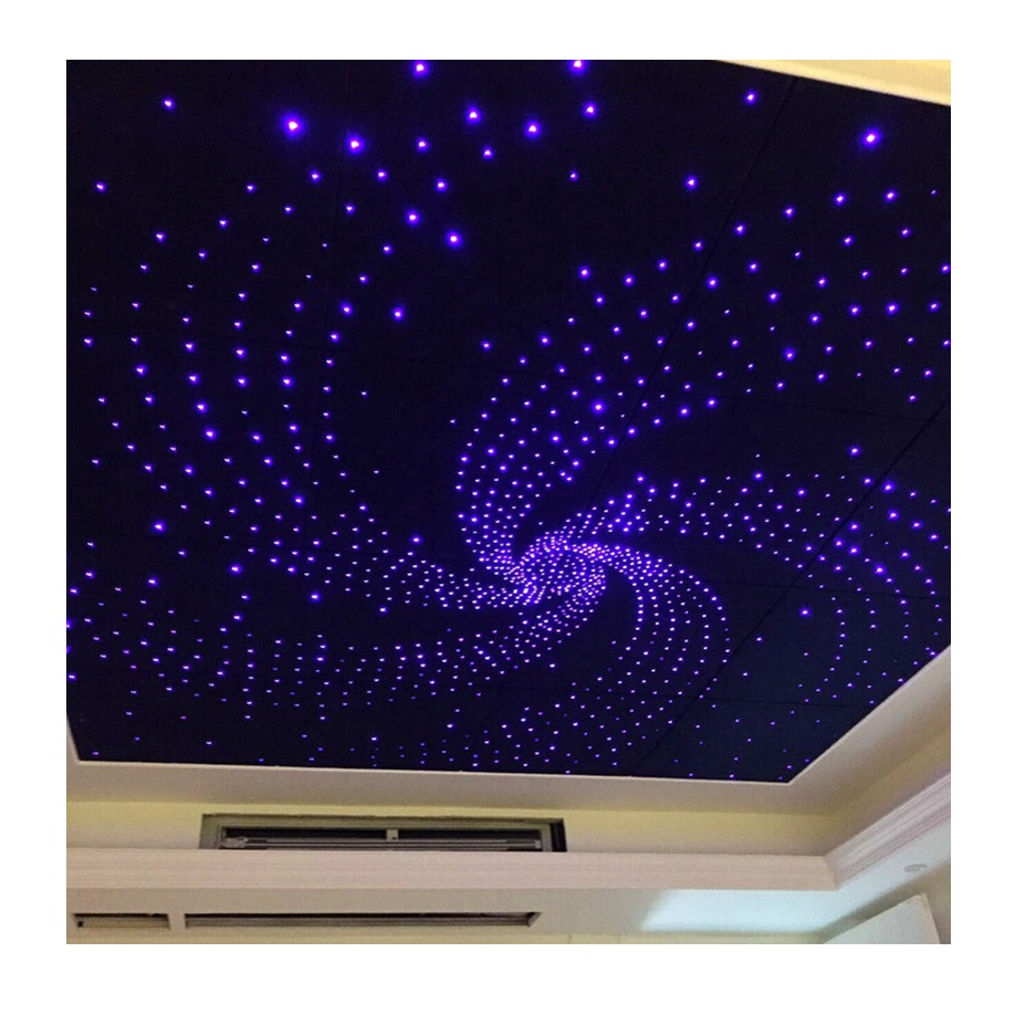 12V Full Color RGB Multicolor Fiber Optic Light for Ceiling Star Ceiling Panel
