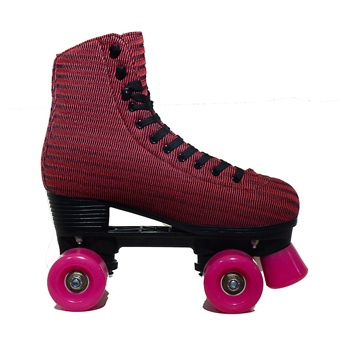 Factory Roller Skate Rink Quad Wheels Skate Pu High Heel Bounce Boots Double Roller Shoes For Women Lady Girl