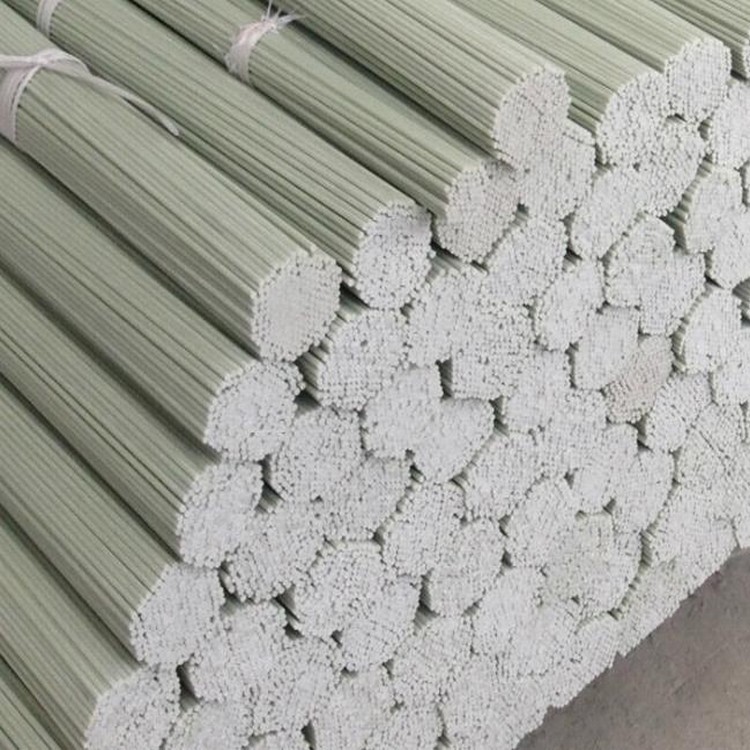 Lightweight 8mm Flexible Fiberglass Rods Glass Fiber Natural Color High Strength Glass Fiber Rods Flexible Fiber Glass Pole