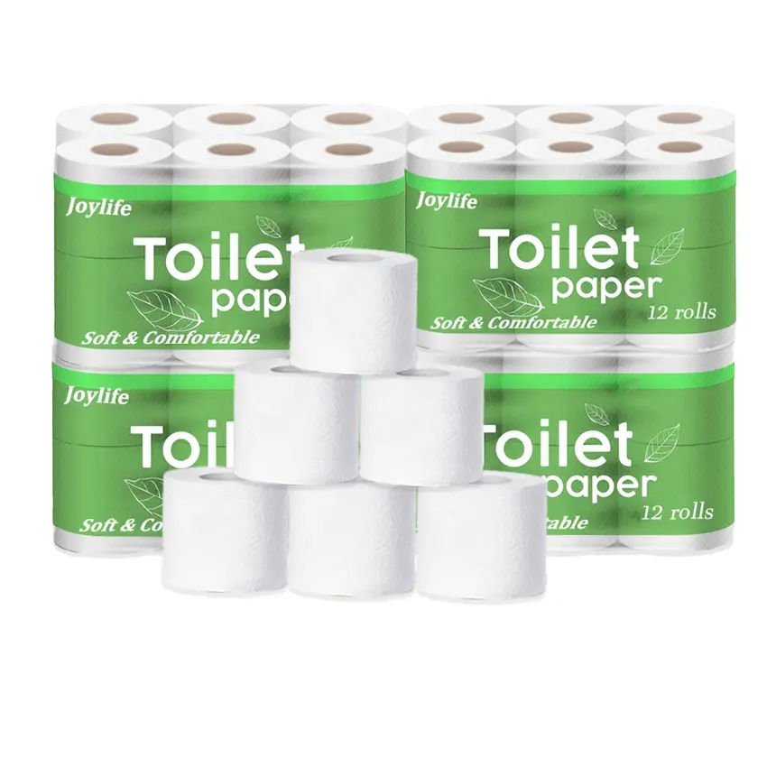 Softy Wholesale Home Public Hotel Bamboo Pulp Toilet Paper Poll Disposable Toilet Roll Paper Silk Paper Tissue
