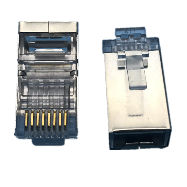Shielded STP Cat6 RJ45 LAN Crimps Ends Connectors for network cable