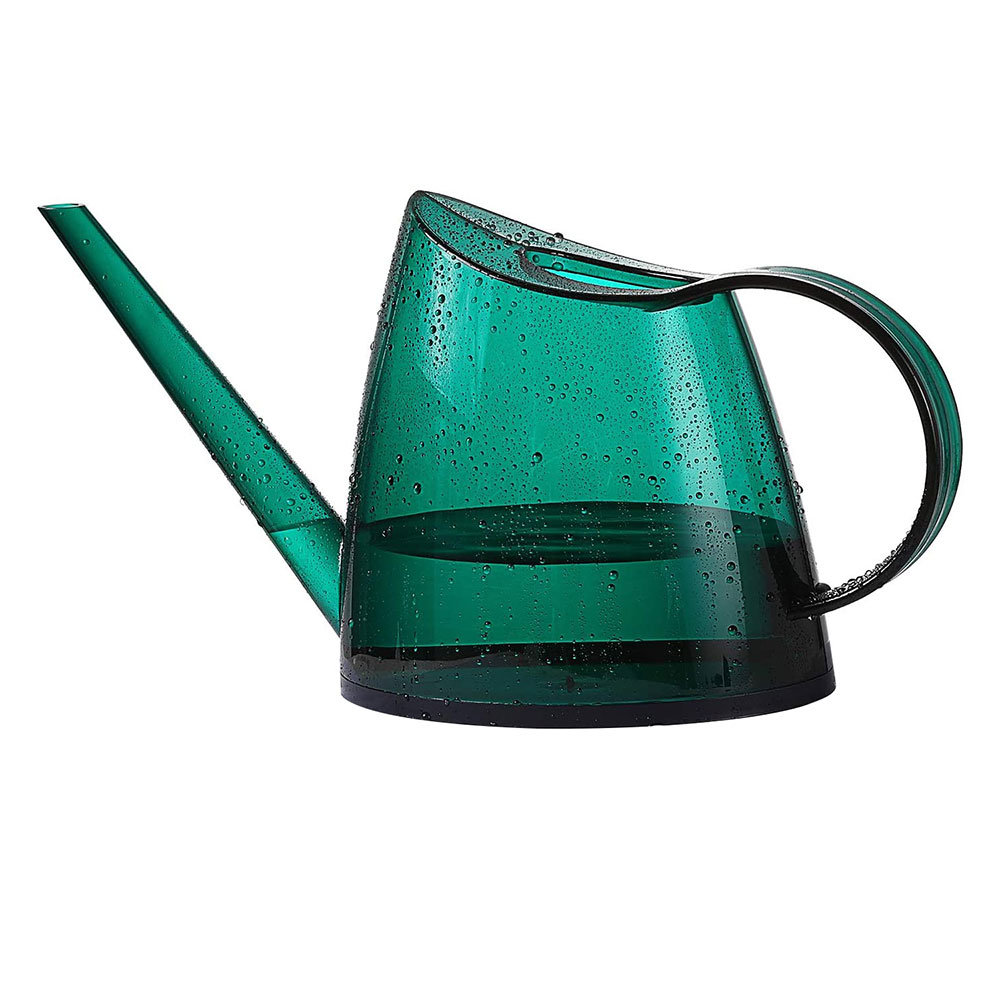 Specializing in manufacturing cheap and durable 1.4L Nordic style garden transparent long spout watering can