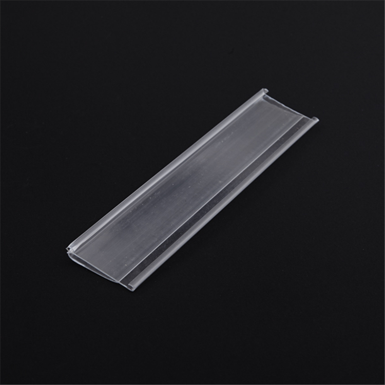 F-2082 Transparent PVC label holder plastic tag holder