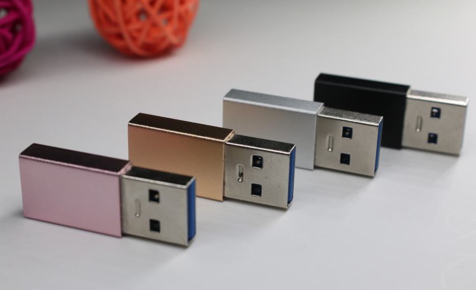 Металлический Переходник USB 3.1 Type-C «Мама»-«папа» USB 3,0 для ноутбука