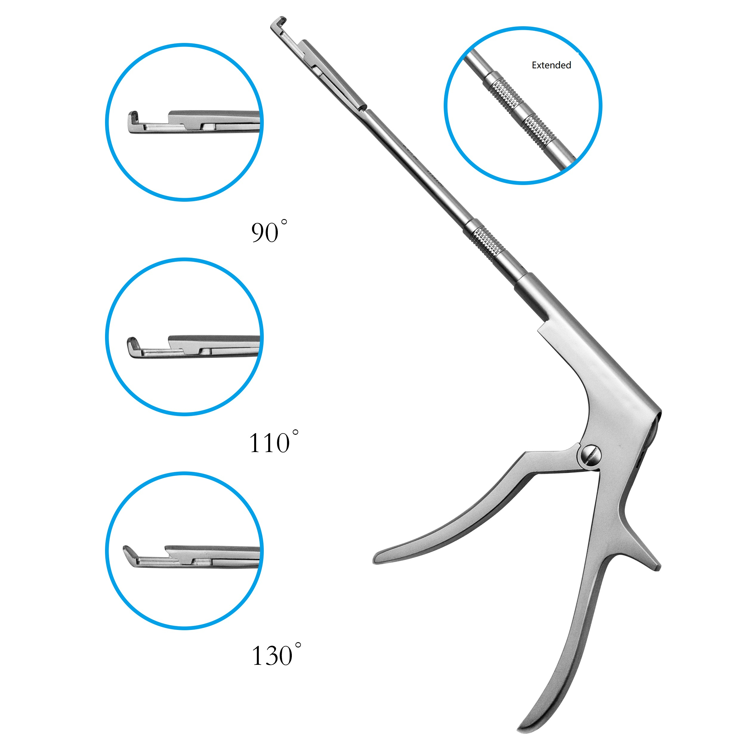 Ламинэктомии кусачек, Kerrison rongeur, вращающийся Kerrison стержни