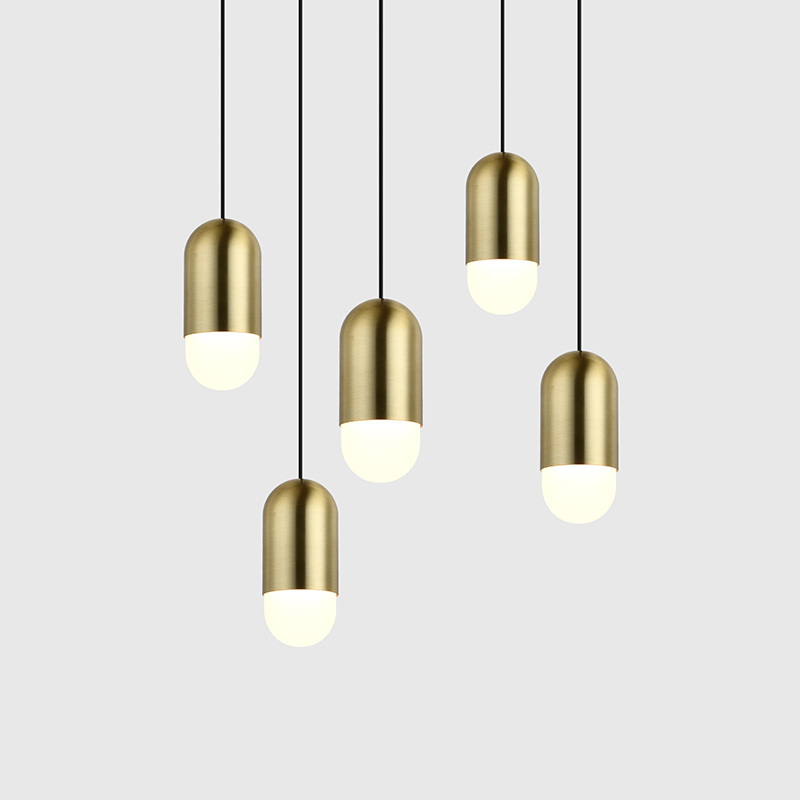 Professional Lighting Factory Led Single Head Chandelier Combination Interior Decoration Droplights Etl Certified Hanging Lamp