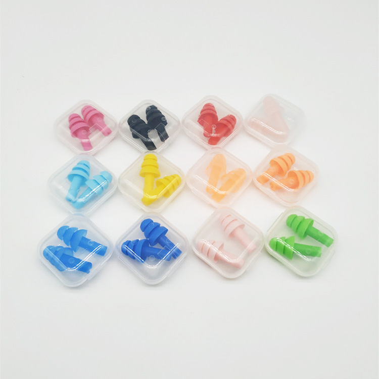 High Quality Hearing Protection Sleeping Noisy Workplace Soundproof Waterproof Silicone Earplugs