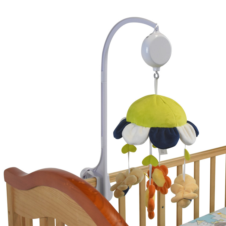 Hot Sell Crib Mobile Toys Musical Projection Box Hanging Rattle Bracket Holder Sleeping Toy Baby Mobile