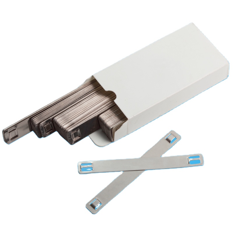 SS304 Uncoated Stainless Steel Cable Tie Marker Tag for Marking