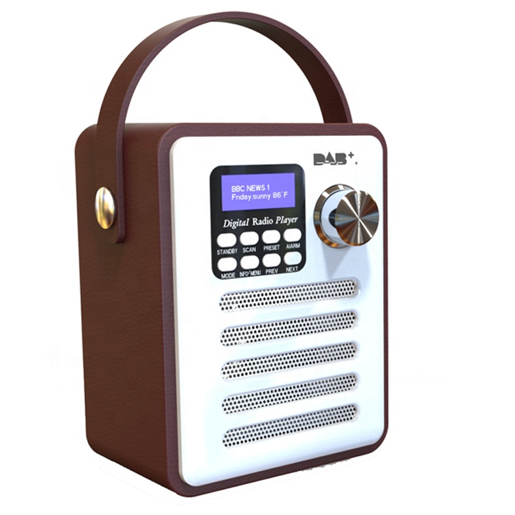Распродажа 2019, портативный деревянный цифровой будильник DAB, Bluetooth-динамик, FM-радио с сабвуфером