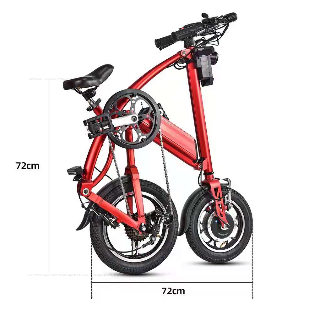 New folding lithium battery electric bicycle 36V350W