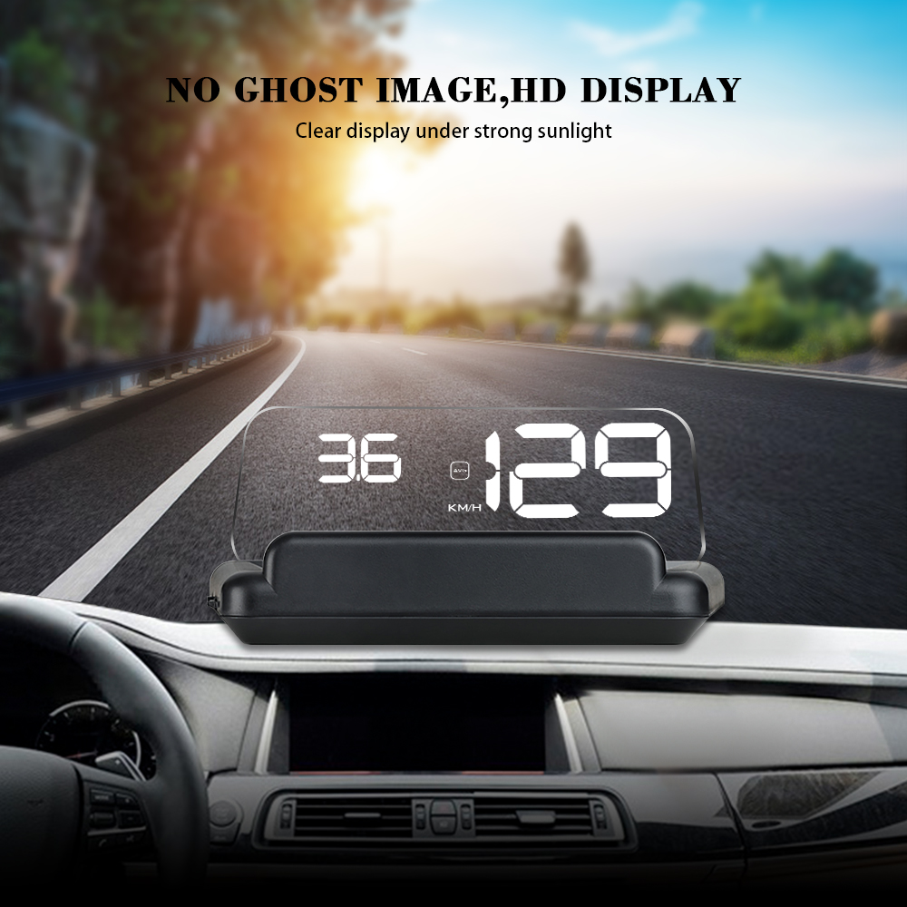 Новое поступление 2021, автомобильный проекционный дисплей HUD с OBD II и ЖК-экраном