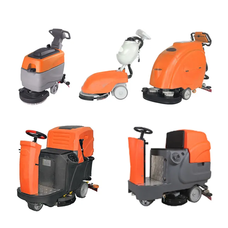 Ride On Auto Automatic Floor Scrubber Dryer Floor Scrubbing Washing Machine Industrial Commercial Tile Floor Cleaning Machine